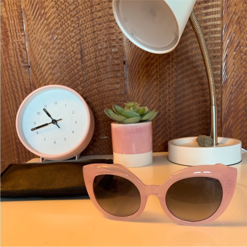 Pink Cat Eye Sunglasses, “Crap Eyewear.”